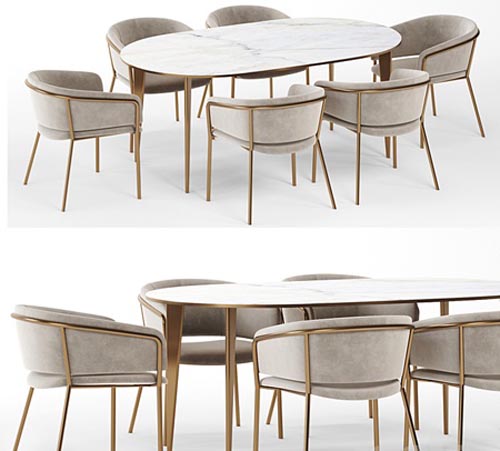 Vilhena II chair and Arden Dining Table