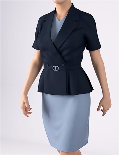 dForce HnC Summer Office Outfits for Genesis 8.1 Females
