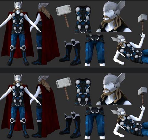 Thor Classic Outfit for Genesis 8 Male