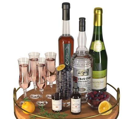 Alcoholic Champagne Set