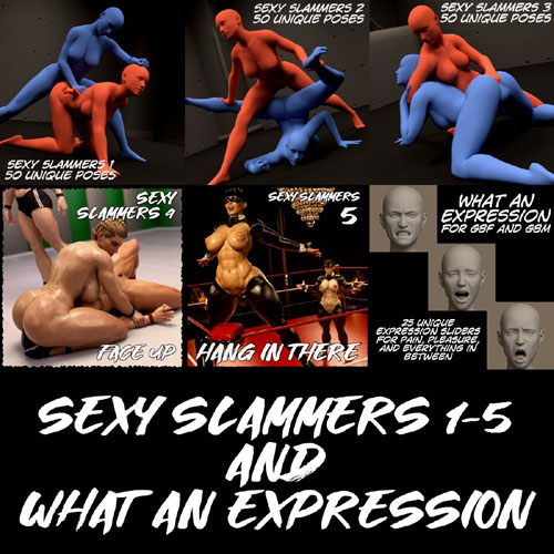 Sexy Slammers Poses and Expressions Bundle