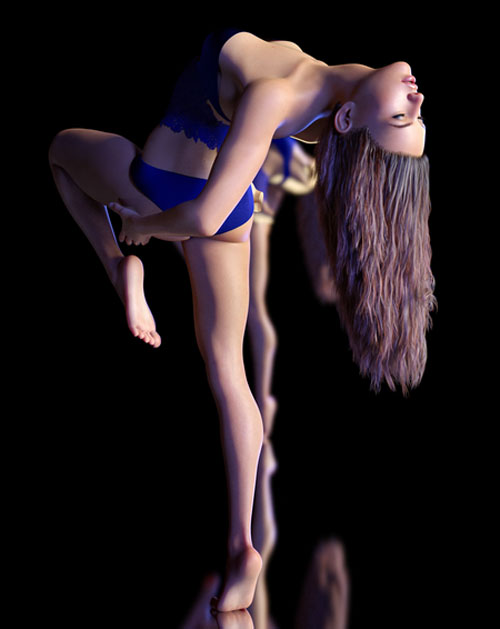 Z Gymnast Beauty Shape and Pose Mega Set for Genesis 8 and 8.1 Female