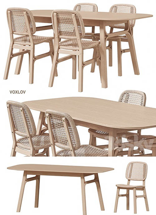 IKEA VOXLÖV Dining table and chair