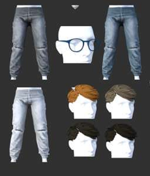 Additional Textures for Casual Outfit G8M