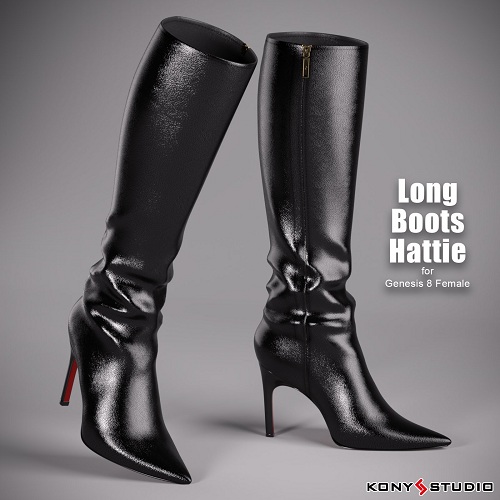 Long Boots Hattie For Genesis 8 Female