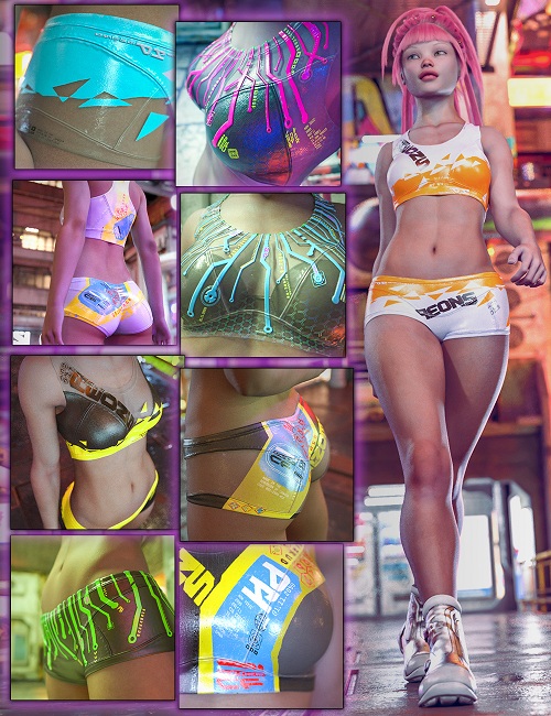 Cyberpunk Styles for Zero One Clothing Sets