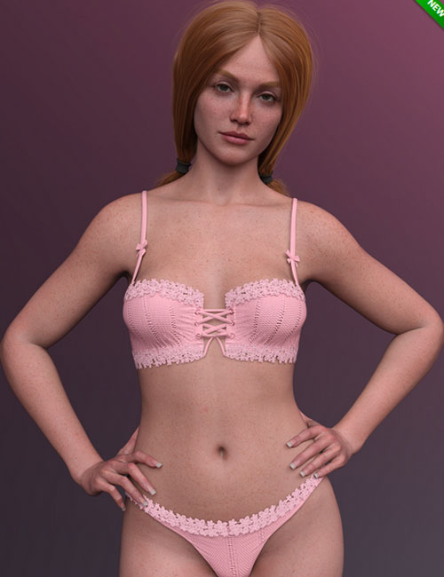  X-Fashion Floral Touch Lingerie for Genesis 9 