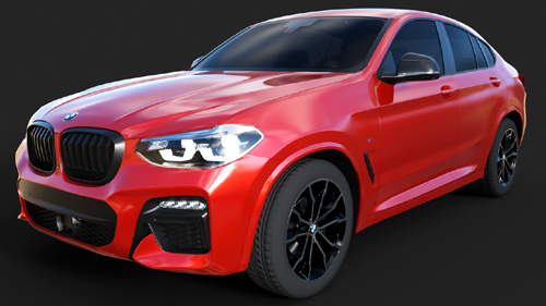 BMW X4 M Sport 2019 / Daz3D