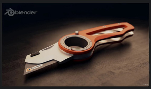 Udemy - BLENDER: Learn how to create utility knife from A to Z