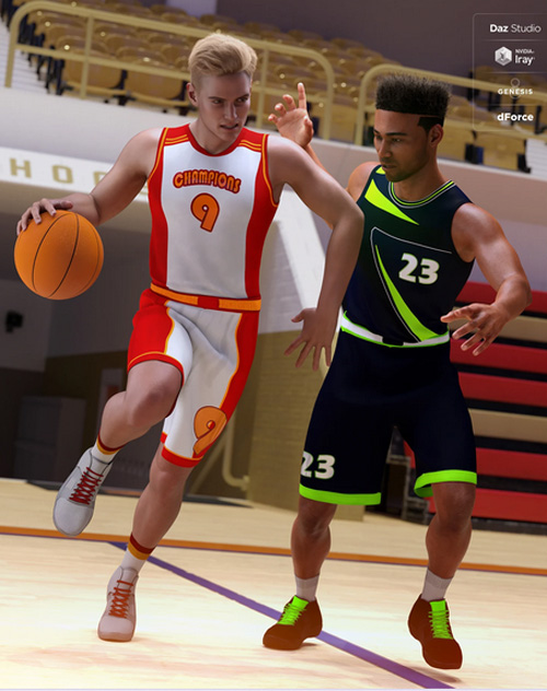 dForce Basketball Uniform Textures