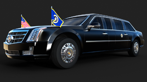 Cadillac US Presidential State Car 2017 / Daz3D