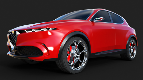 Alfa Romeo Tonale Concept 2019 / Daz3D