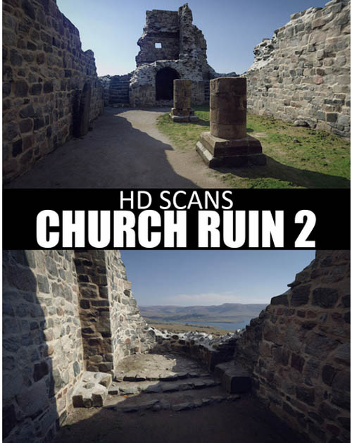 HD Scans Church Ruin 2