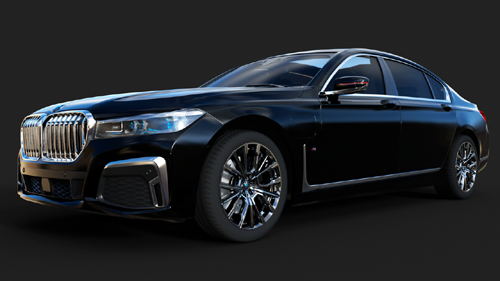 BMW 7 Series Le 2020 / Daz3D