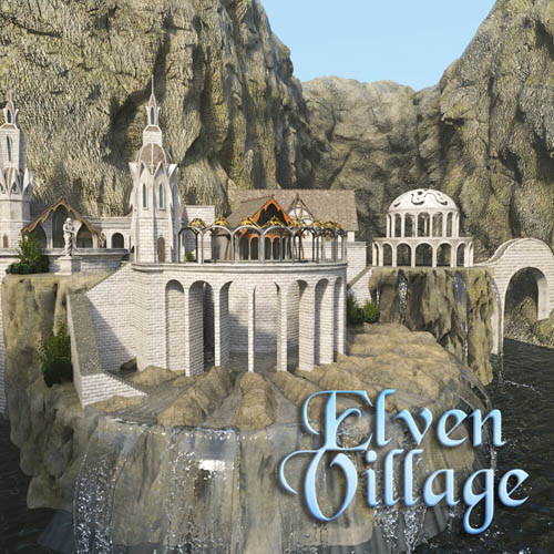 Elven Village for DS Iray