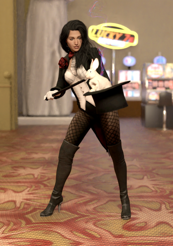 Zatanna Outfit for G8F