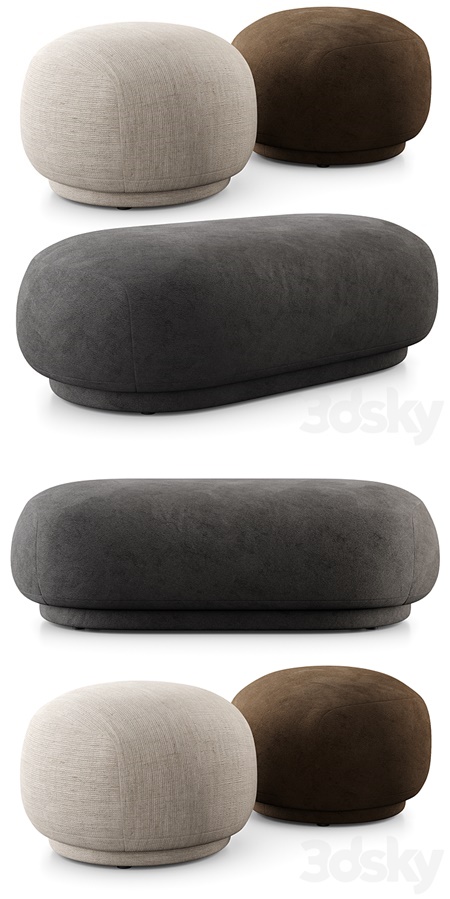 Rico Pouf And Ottoman By Ferm Living