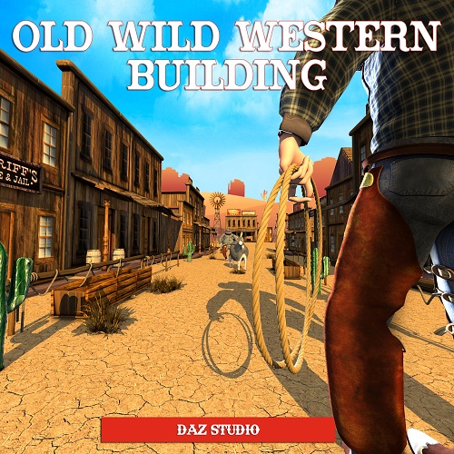 Old Wild West Buildings for DS