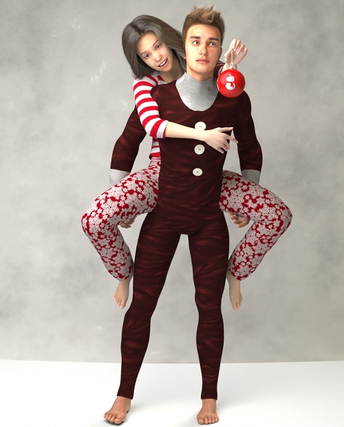 Christmas Pajamas for La Femme and L'Homme