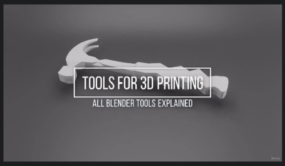 Udemy - Blender for 3D Printing - Learn All Blender Tools (201)
