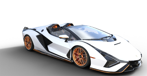 Lamborghini Sian Roadster for Daz3D