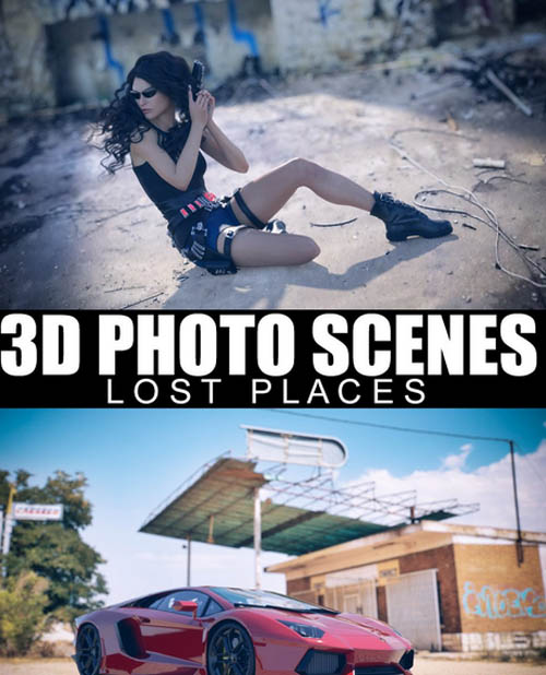 3D Photo Scenes - Lost Places