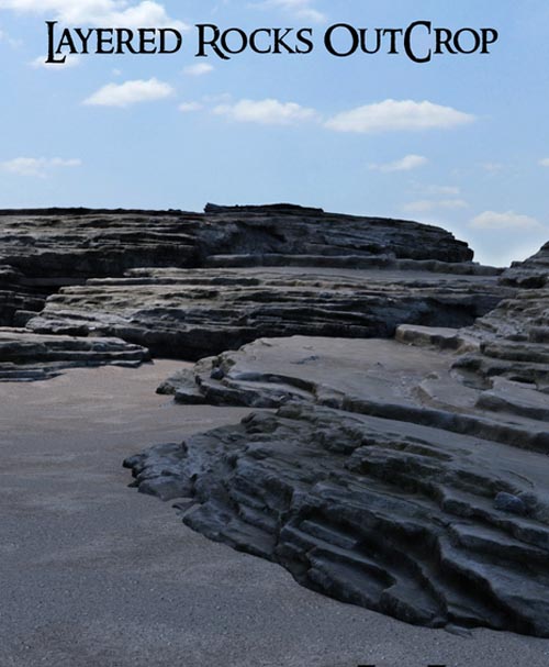 1stB Layered Rocks Outcrop