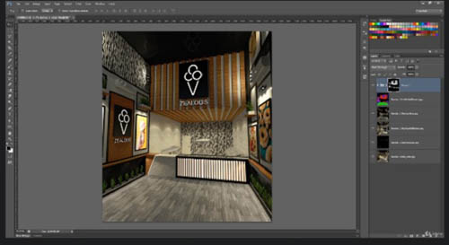 Udemy - 3Ds MAX & Vray - Design 3D Modern Shop Project in 4.5 hrs.