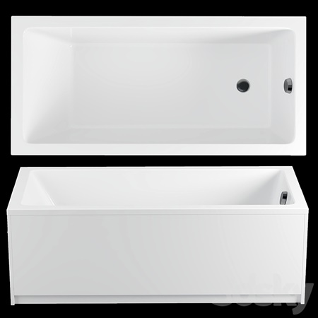 Acrylic bathtub Riho Lusso Plus 170x80