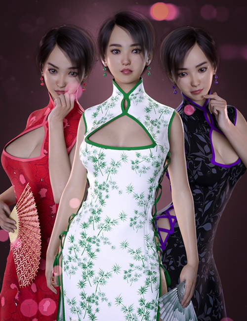 dForce Li Mei Mini Dress Outfit Textures