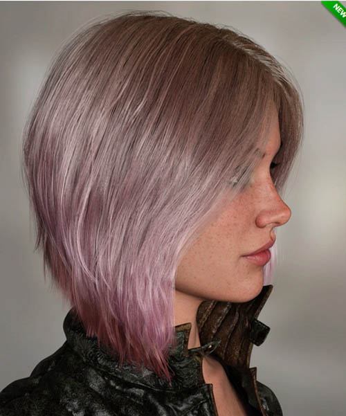 MRL Paintbox for dForce Layered Bob Hair for Genesis 9