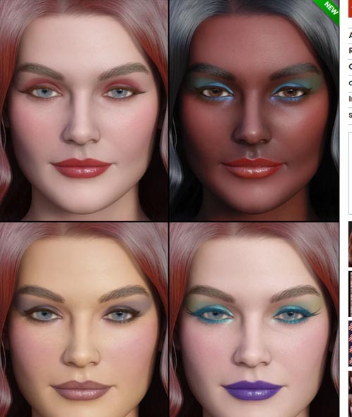 Ultimate Makeup Layer System for Genesis 9