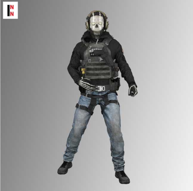COD – Ghost Urban Outfit for Genesis 8 Male