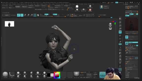Udemy - Create A Dancing Girl In Zbrush And Marvelous Designer