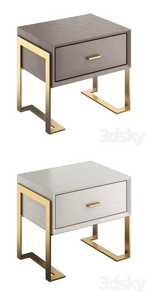 Light luxury bedside table