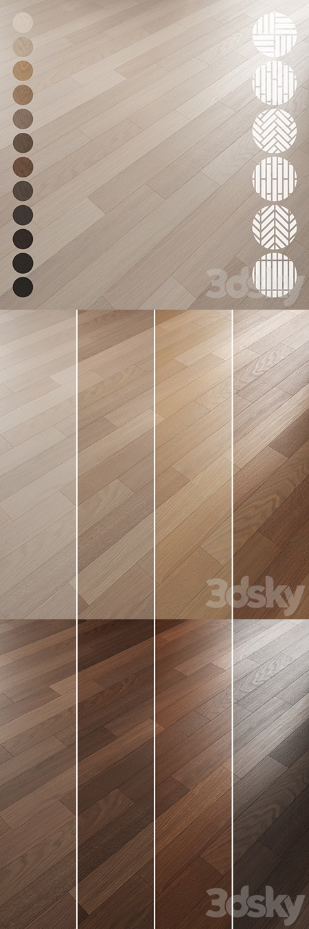 Oak Flooring Set 013