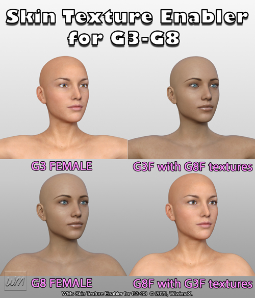 WMs Skin Textures Enabler for G3-G8