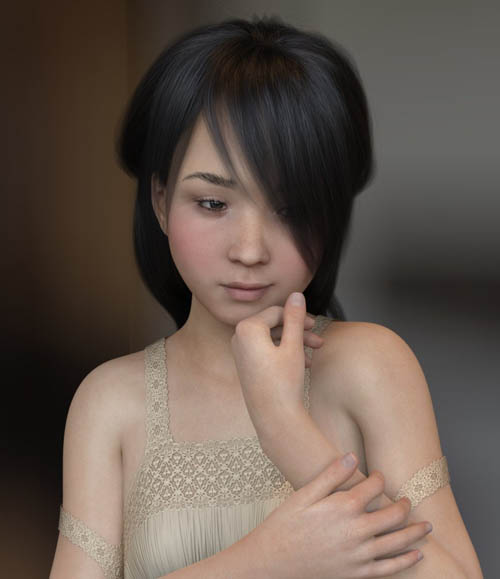 Akira - Beautiful Asian Teen for Genesis 8 Female
