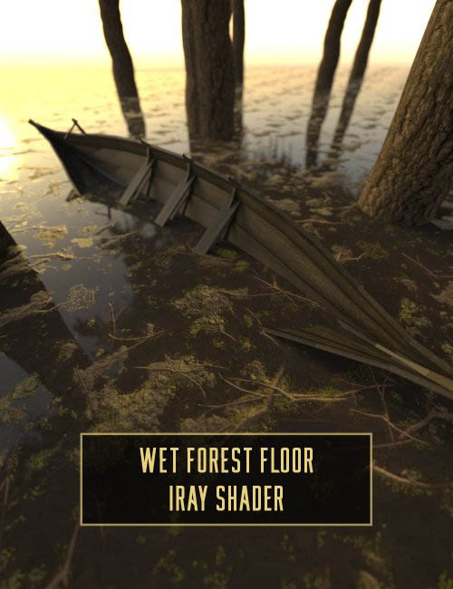 Wet Forest Floor Iray Shader