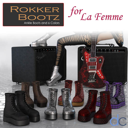 DC-RokkerBootz for La Femme
