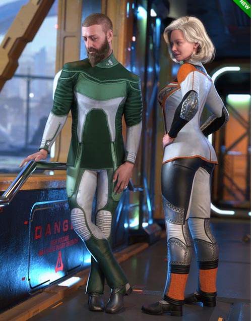 Interstellar Uniform Outfit Texture Add-On