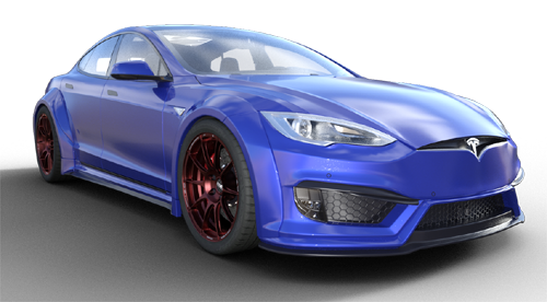 Tesla Model S For Daz 3D
