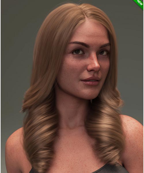 Everyday Spring Style Hair for Genesis 8 and 9
