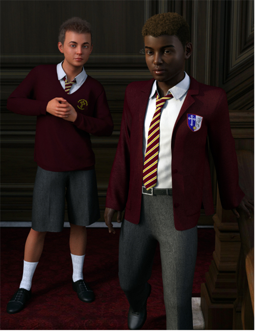 dForce Time For School for Genesis 8 Males
