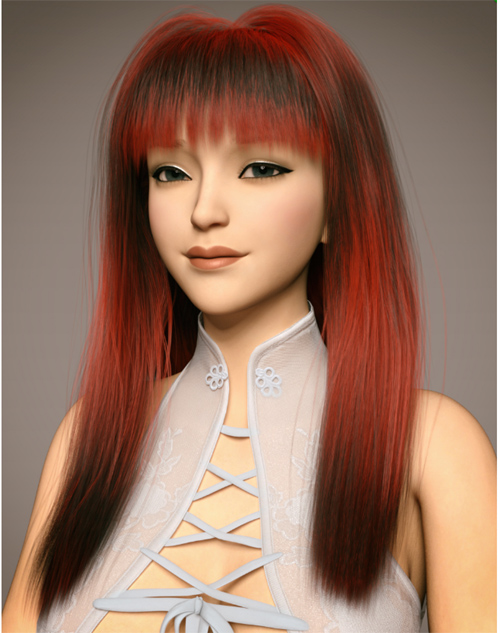 GN Meili Hair for Genesis 9