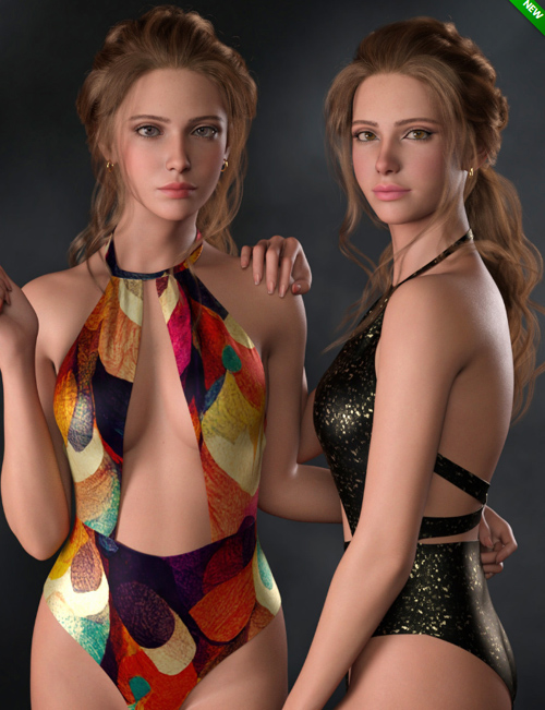 CHB Elegant Bodysuit and Earrings Texture Add-on