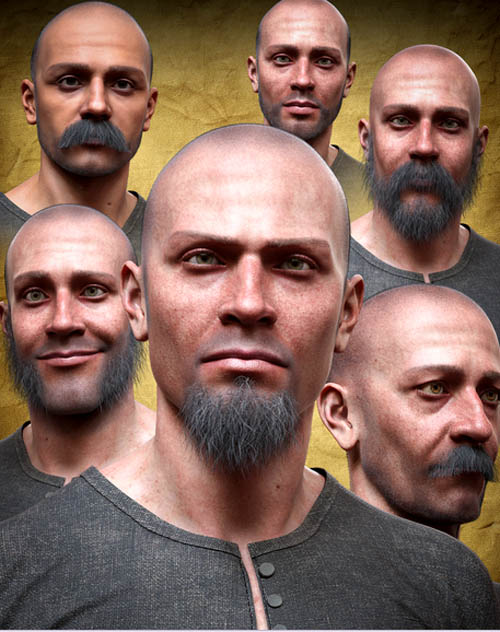 M3D Facial Hair Set for Genesis 9