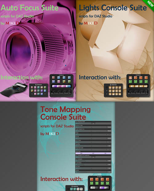 Camera - Lights - Tone Mapping - Action Bundle