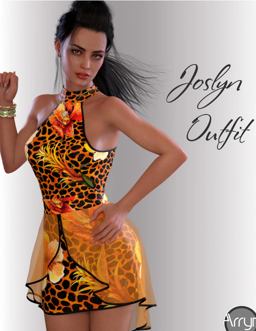 dForce Joslyn Candy Outfit for Genesis 8 Female(s)