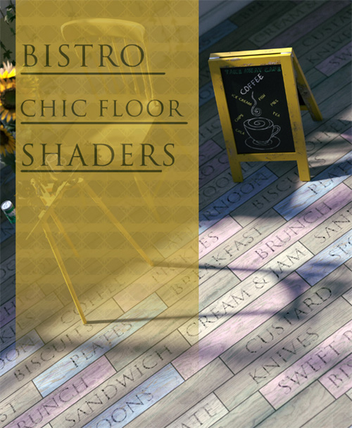 Bistro Chic Iray Flooring Shaders 